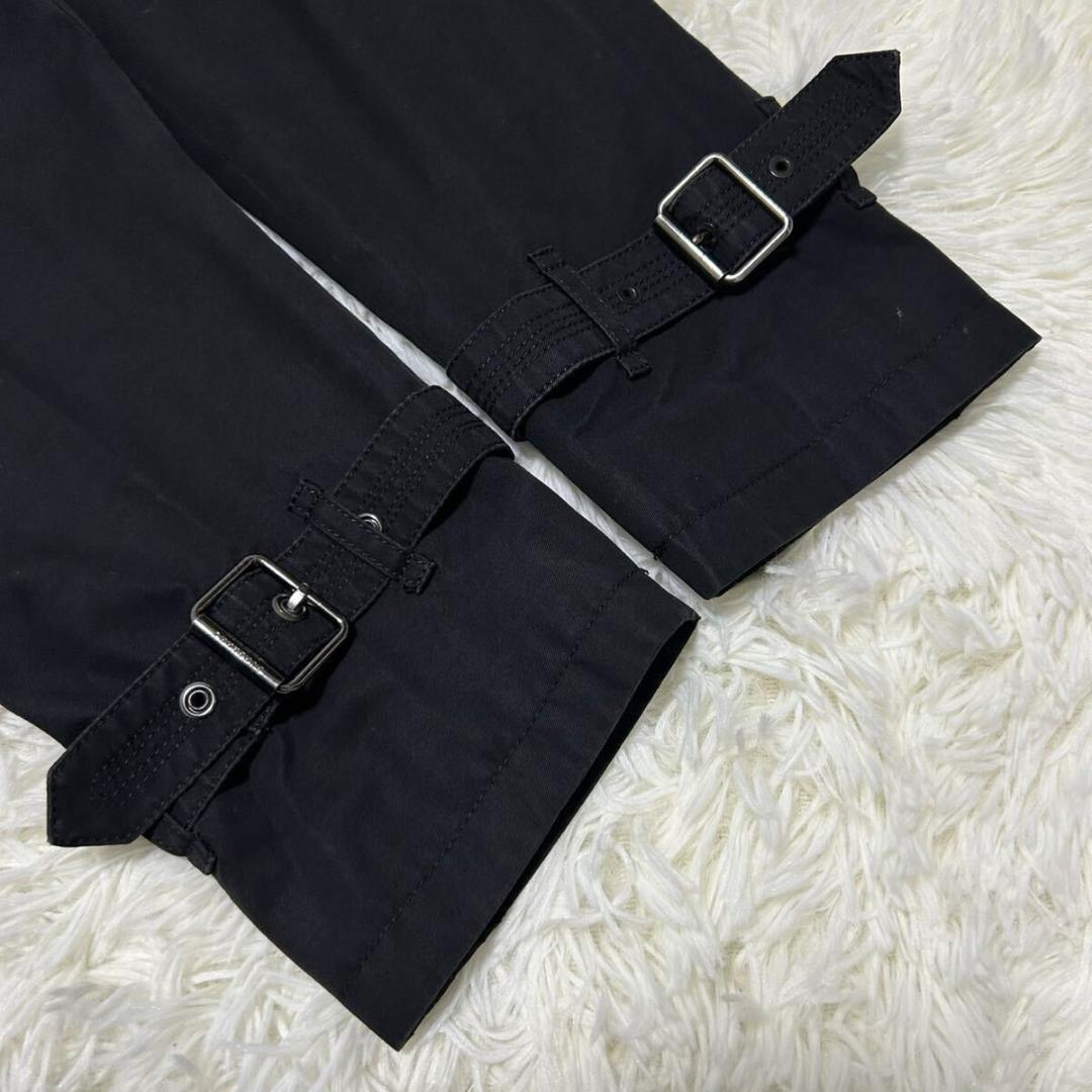 【極美品/LL】バーバリーブラックレーベル ダウンコート ノバチェック ベルト