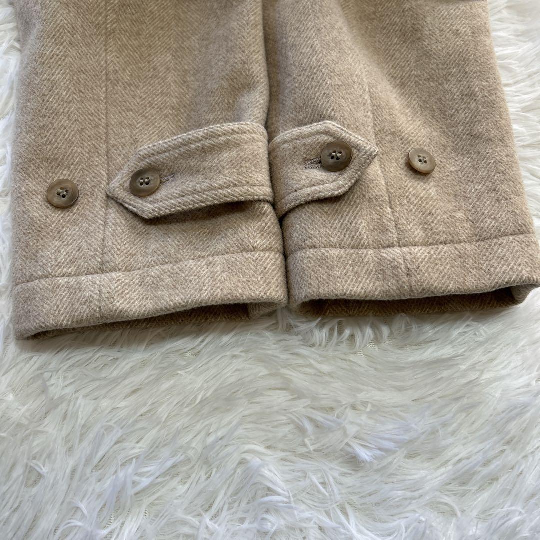 ギャルリーヴィー カシミヤ ウール アンゴラ ダッフルコート 日本製 36