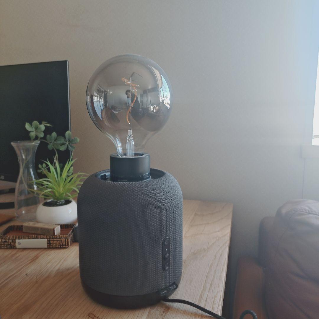 SYMFONISK スピーカーランプベース WiFi付き ブラック
