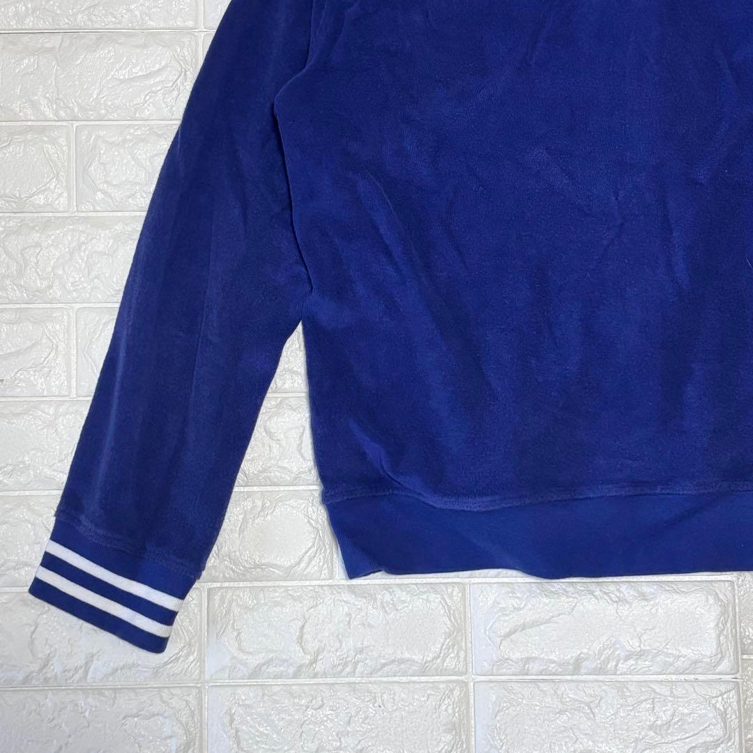 だい様　ラルフローレン ★ パイル素材 ベースボールジャケット ブルー XL