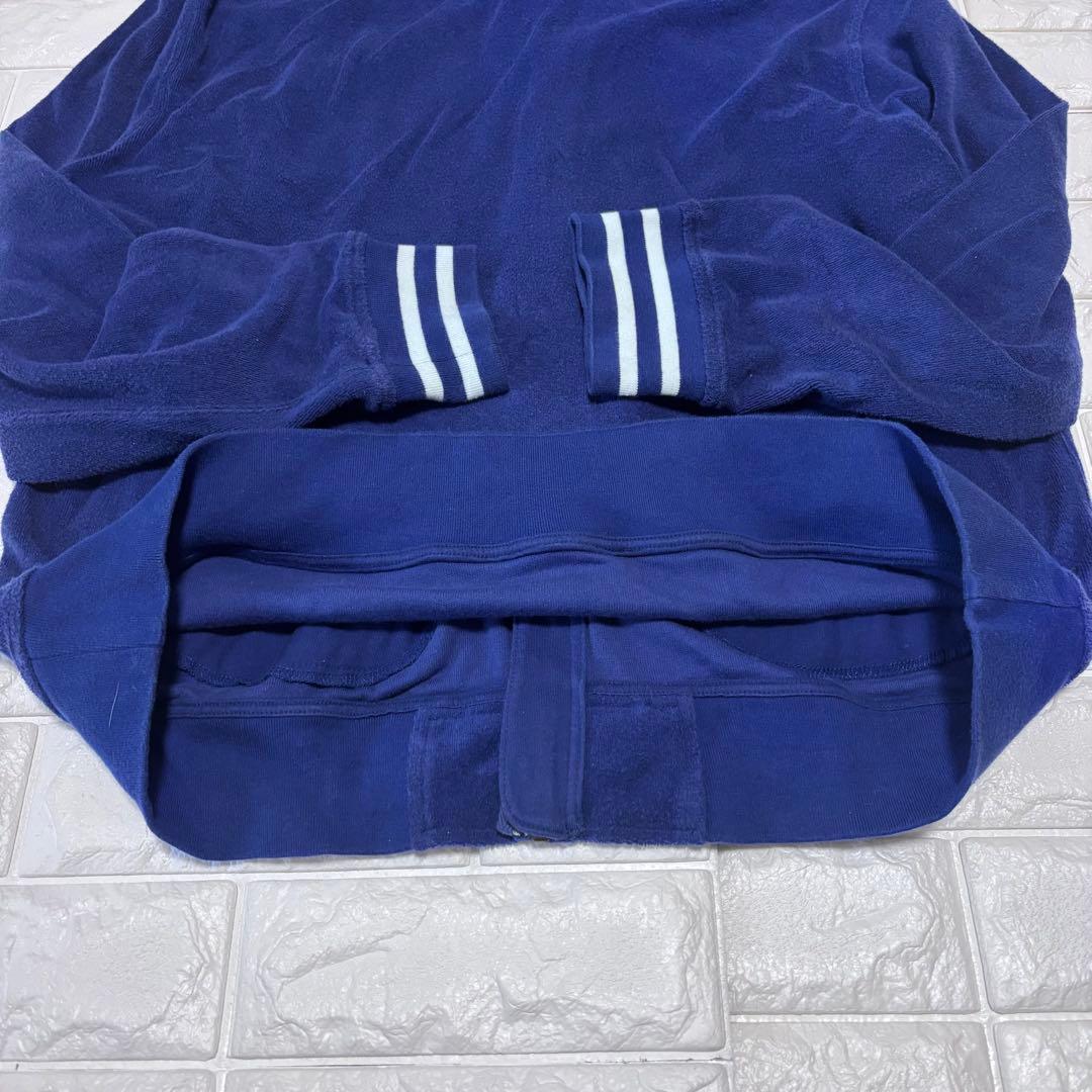 だい様　ラルフローレン ★ パイル素材 ベースボールジャケット ブルー XL