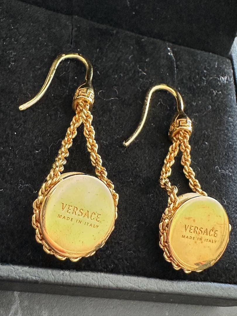 美品 VERSACE ヴェルサーチ ピアス レディース メデューサ ゴールド