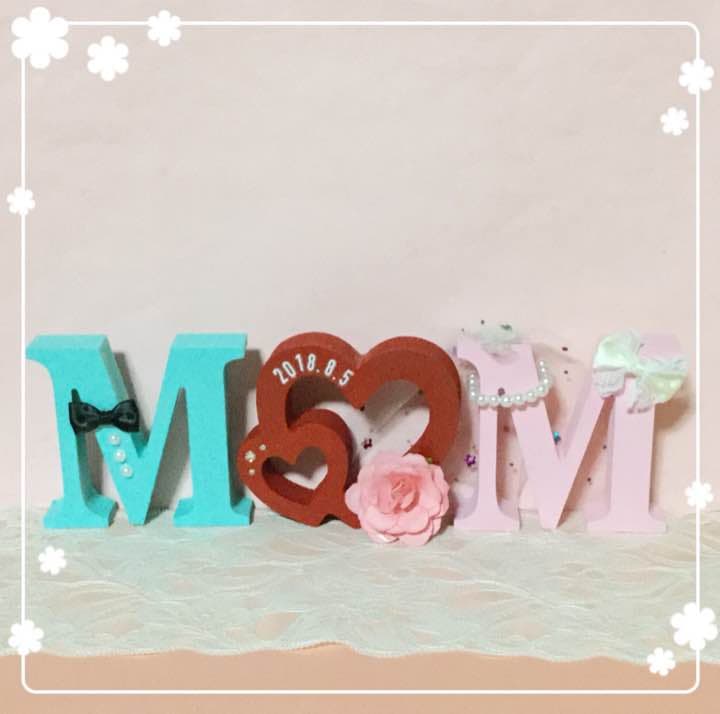 まぁちゃん様確認用♡ウエディングバージョン・イニシャルオブジェ