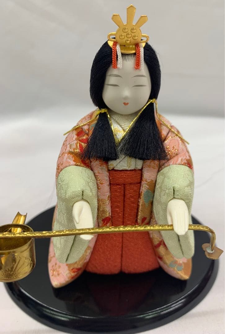 木目込み人形　20号　120 官女　雛人形　ひな人形　三人官女　ひな祭り