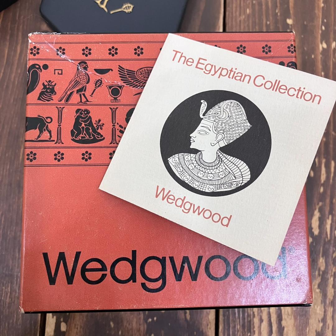 希少　ウェッジウッド　ブラック　ジャスパー　エジプシャン・コレクション　小物入れ