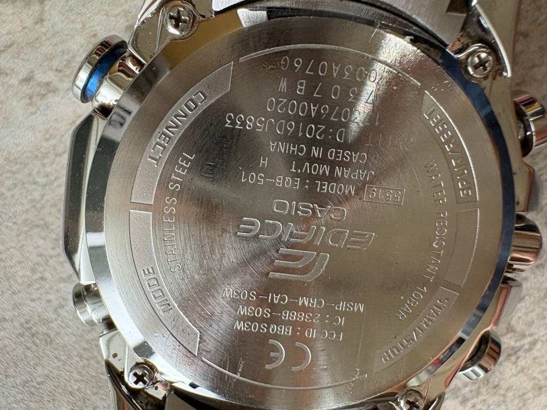 カシオ エディフィス EQB-501ビジネス デート