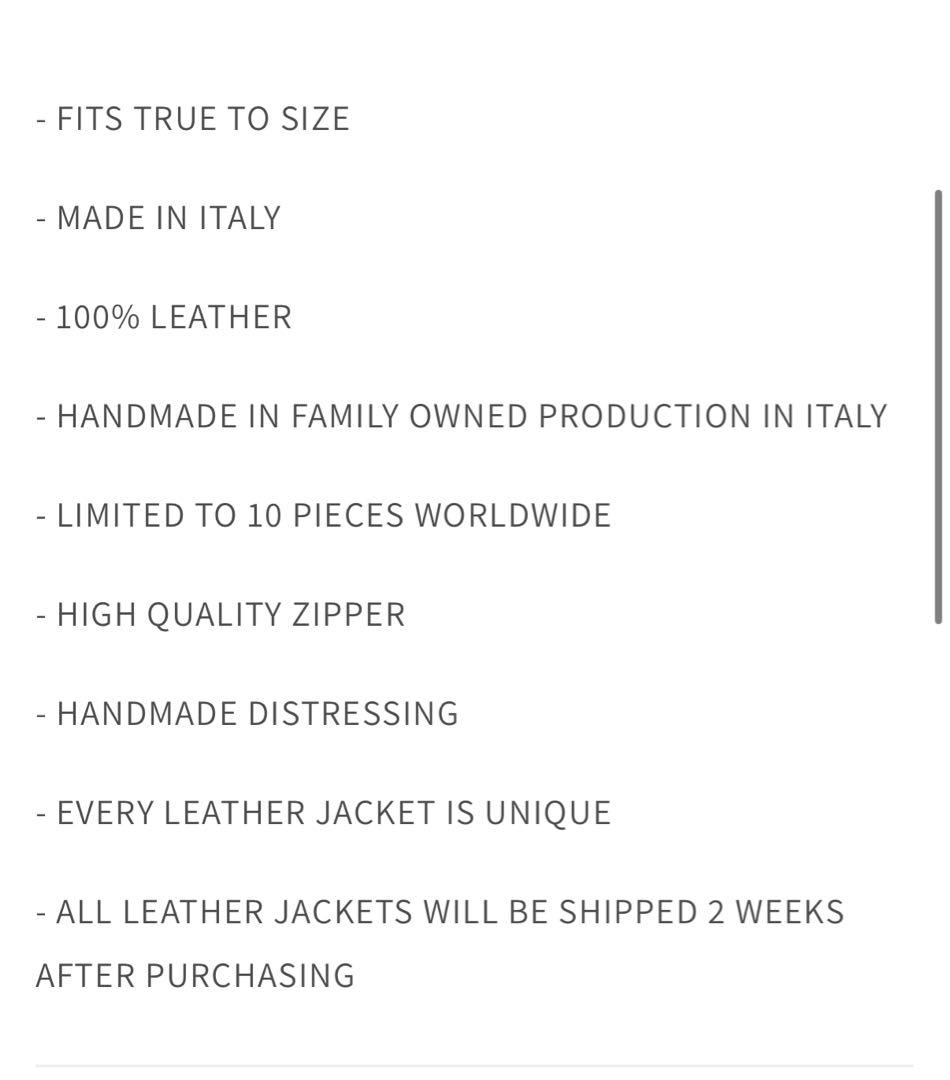 世界10着　no faith studios レザージャケット