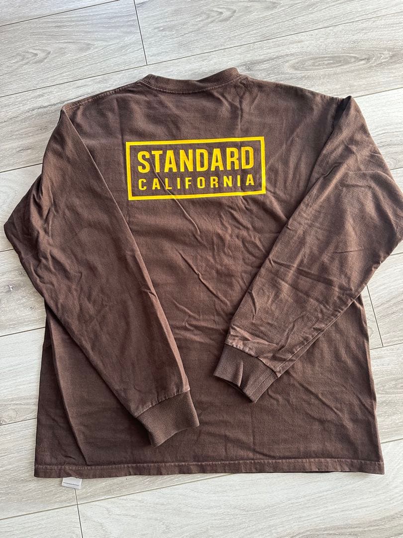 STANDARD CALIFORNIA ロングスリープTシャツブラウン