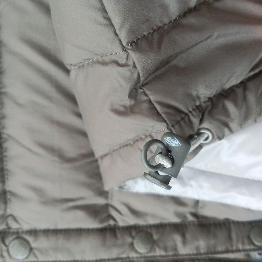 【未使用】DANTON クルーネック インナーダウンベスト オリーブ M