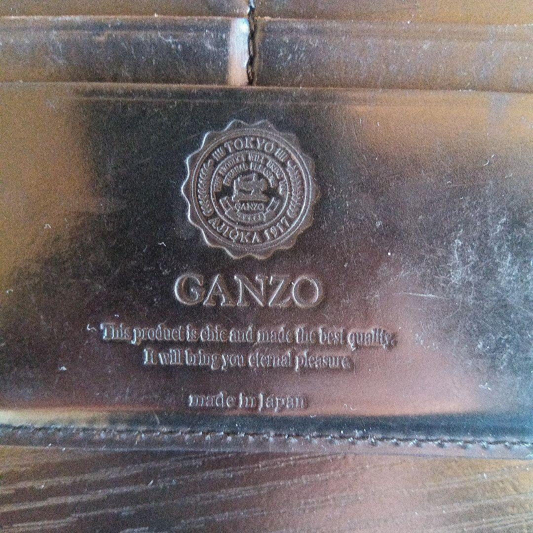 GANZO 長財布 ブラック　SHELLCORDVAN　シェルコートバン