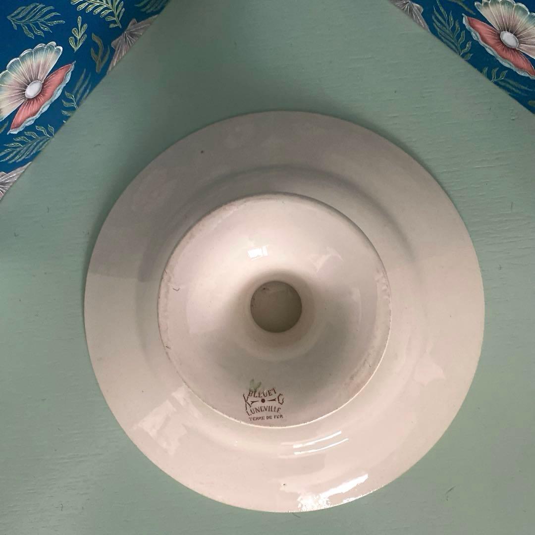 リュネヴィル　lunéville BLEUET矢車菊コンポティエ　ケーキスタンド