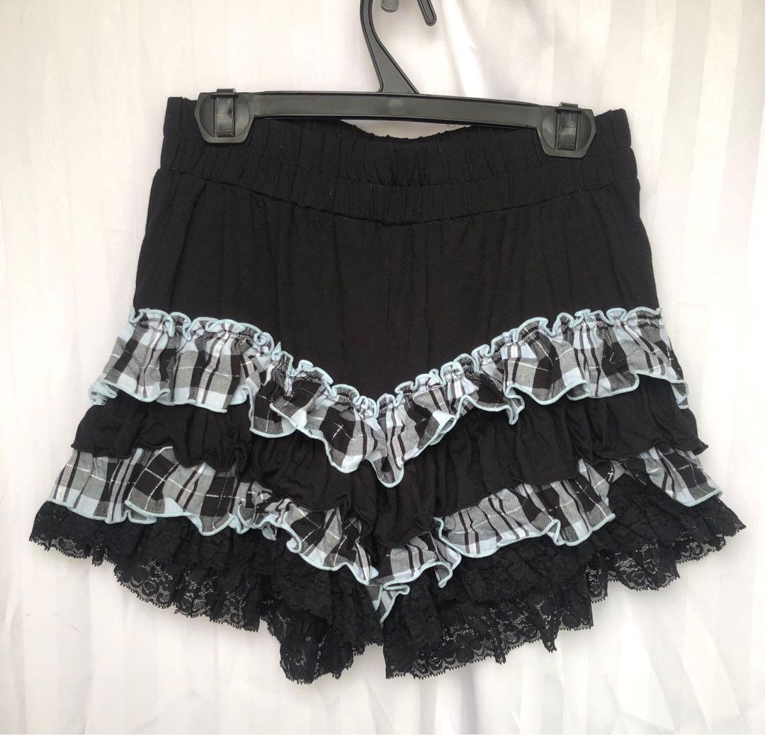 PUTUMAYO チェックフリルキュロット　ドロワーズ