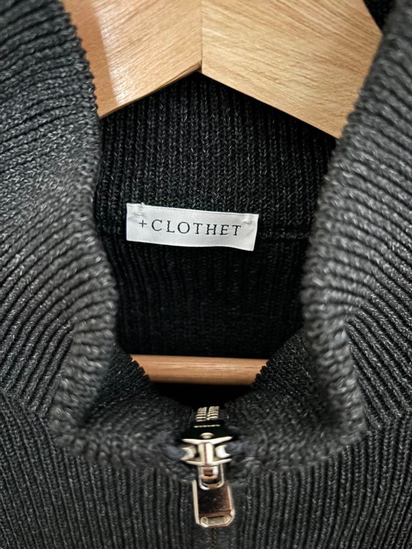 +CLOTHET ジップアップジャケット サイズ3 黒