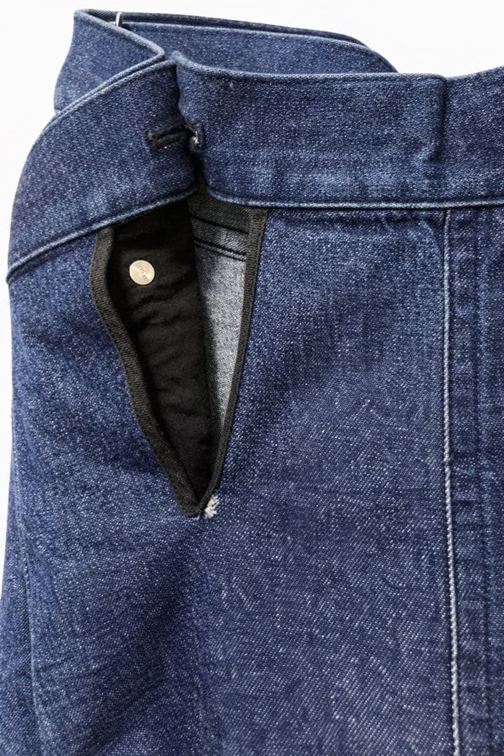 rigid denim wide pants サリバン デニム インディゴ