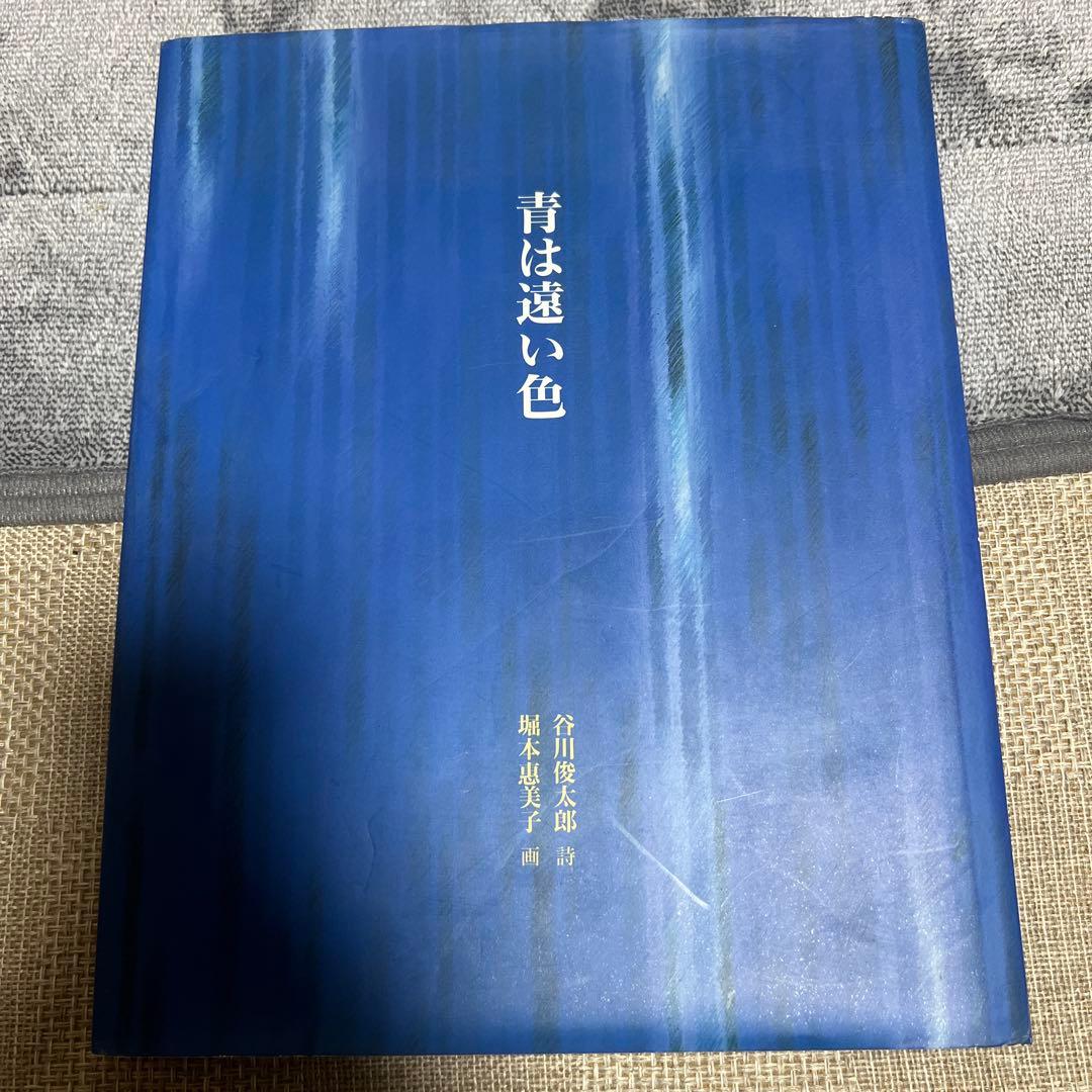 (希少) 青は遠い色　谷川俊太郎