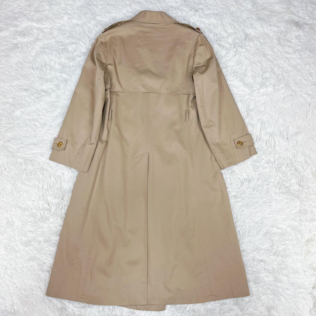 希少 セリーヌ トレンチコート トリオンフ金ボタン ロングコート ビンテージ