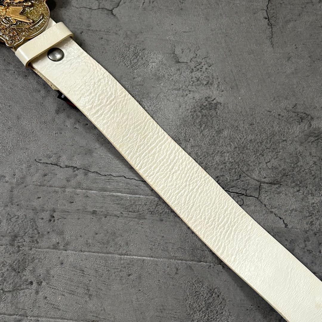 希少DISEL 本革 イタリア製 vintage GUITAR belt ベルト