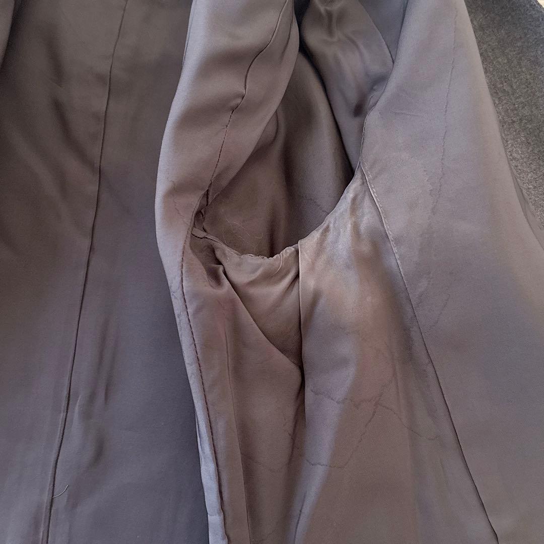 セオリーリュクス✨SAXONYノーカラージャケット パンツ セットアップ グレー