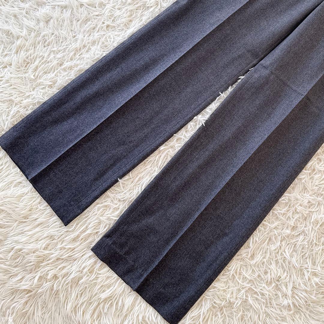 セオリーリュクス✨SAXONYノーカラージャケット パンツ セットアップ グレー