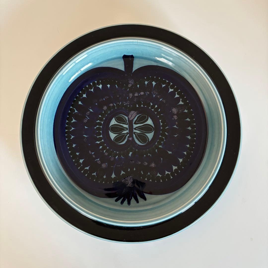 【美品】Arabia Blue FRUCTUS 33cm 大皿