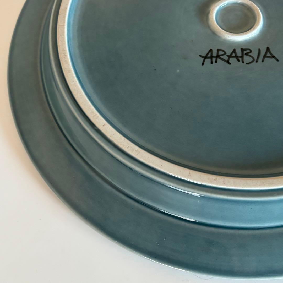 【美品】Arabia Blue FRUCTUS 33cm 大皿