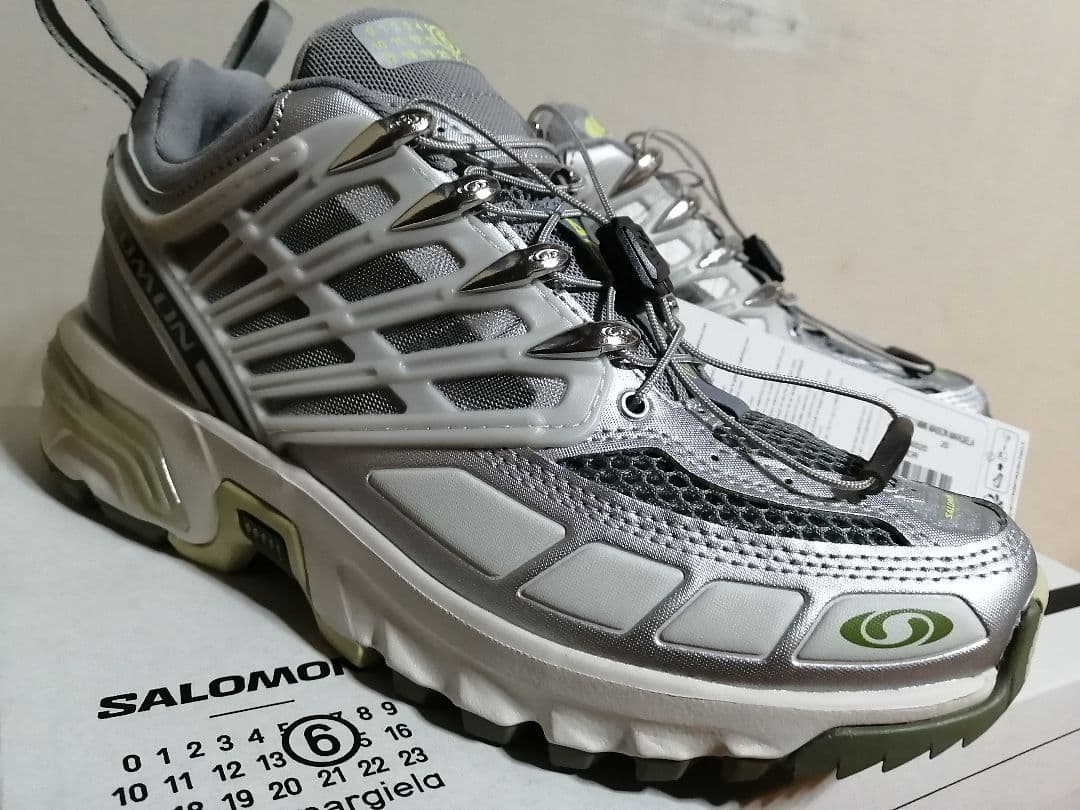 靴 uk3.5 22.0cm MM6 Salomon Acs Pro Silver