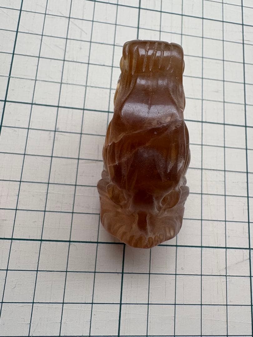 ユニコーンの頭部 置物 ブラウン