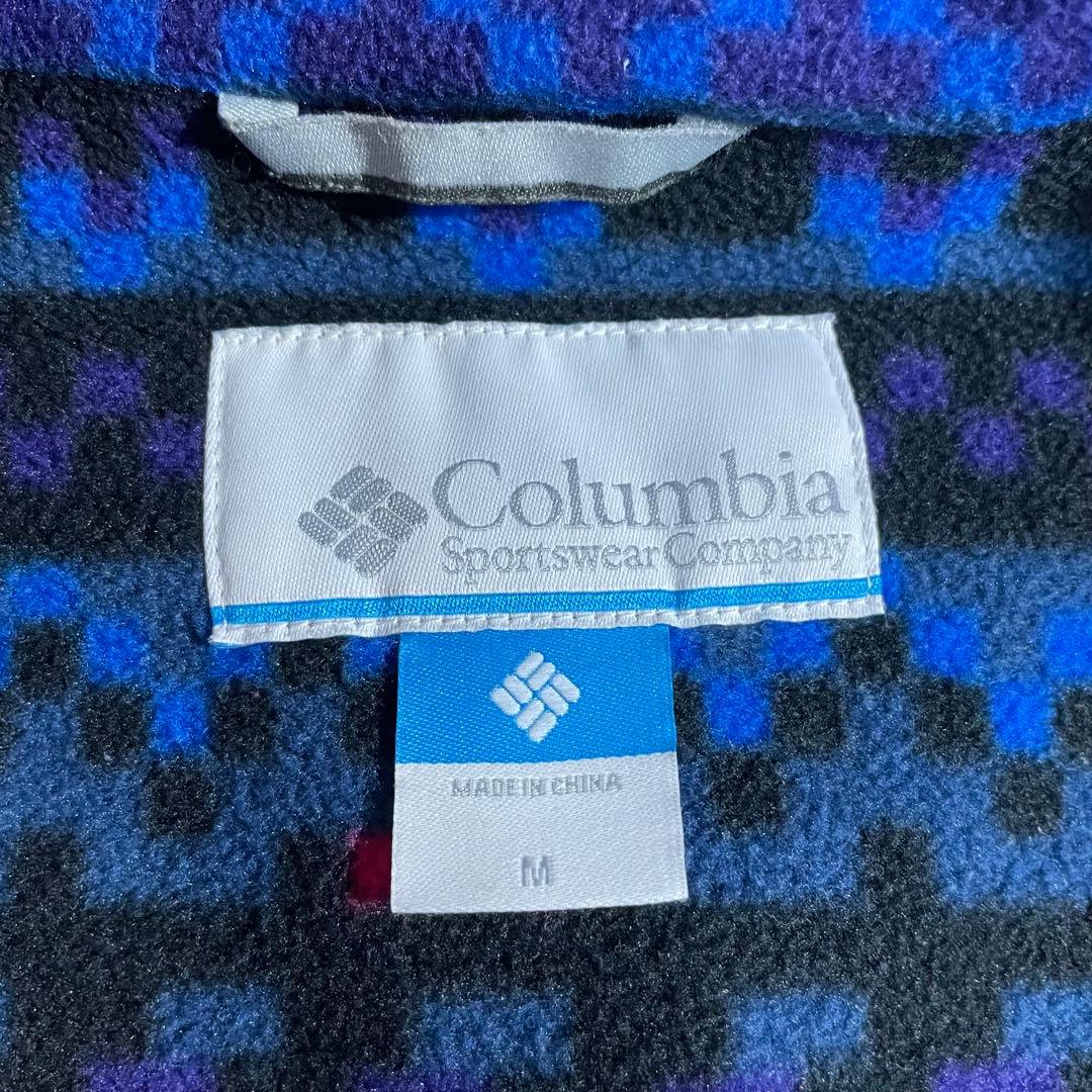 【ポール】Columbiaダック地調ジャケット裏フリース M ネイビー