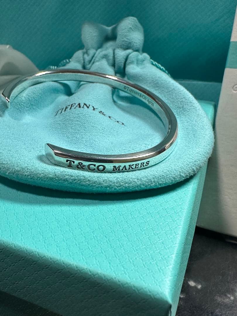 Tiffany&Co.バングル メイカーズ　ブレスレット　ナロー　カフ