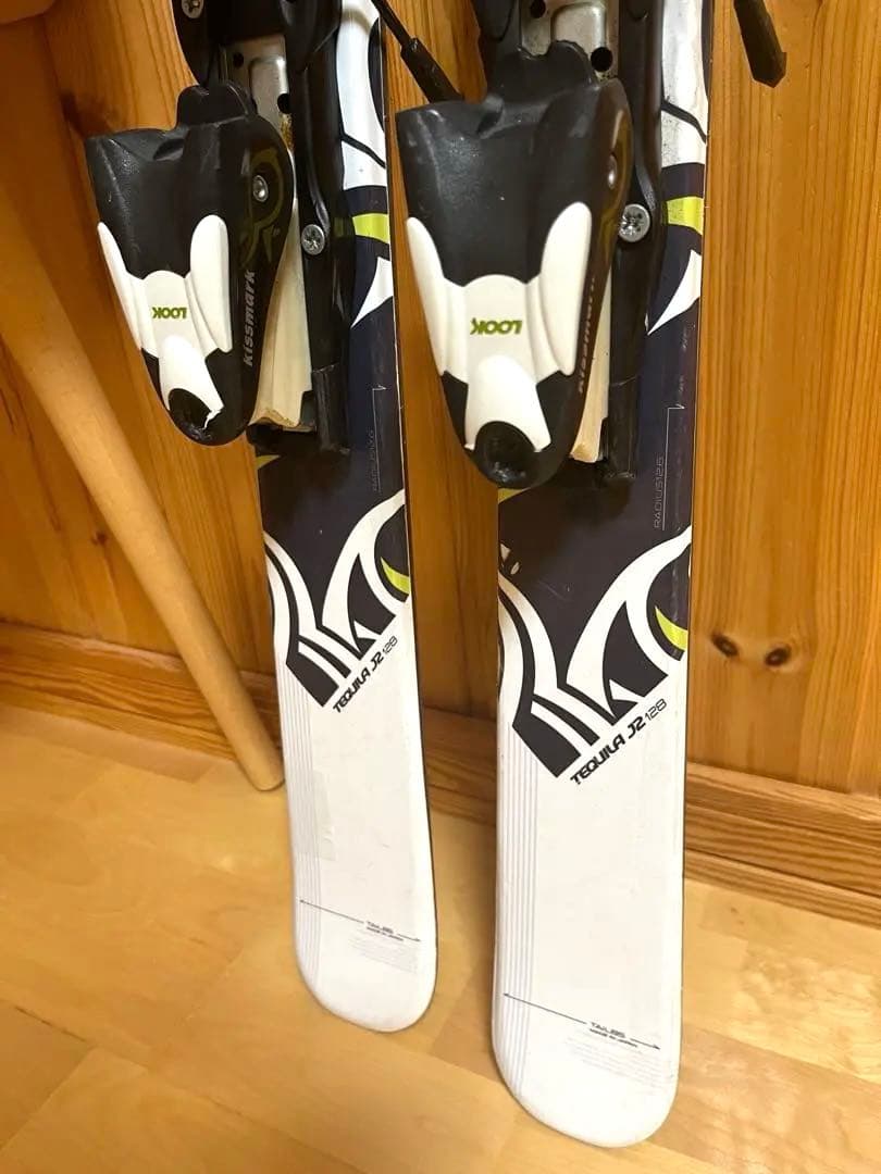 専用スキー板128cm kissmark キスマークブーツセット　25cm