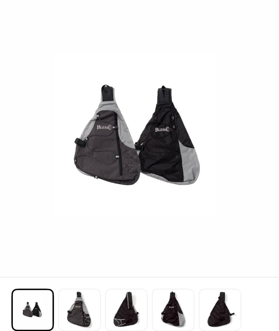 BLESS U（ブレスユー） ショルダーバッグ／ボディバッグ ブラック
