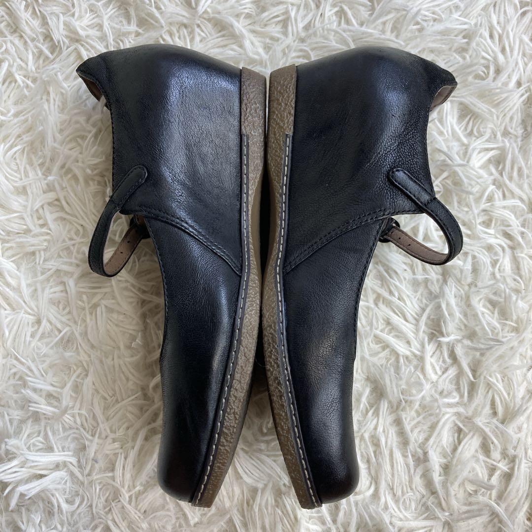 Dansko ブラック メリージェーン レザー　LORALIE ロラリー