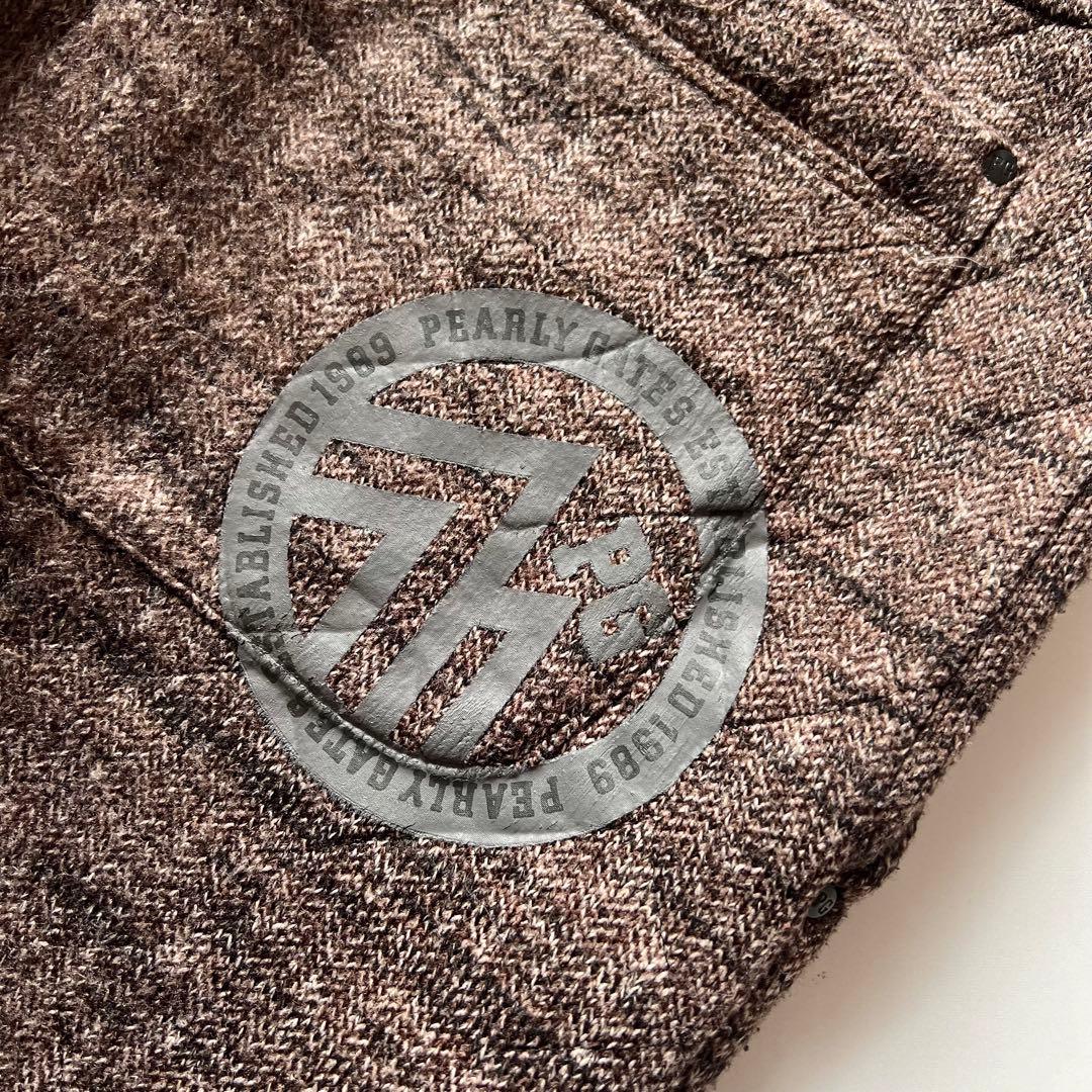 Pearlygates パーリーゲイツ　中綿　ダウンパンツ　ツイード　メンズ　6