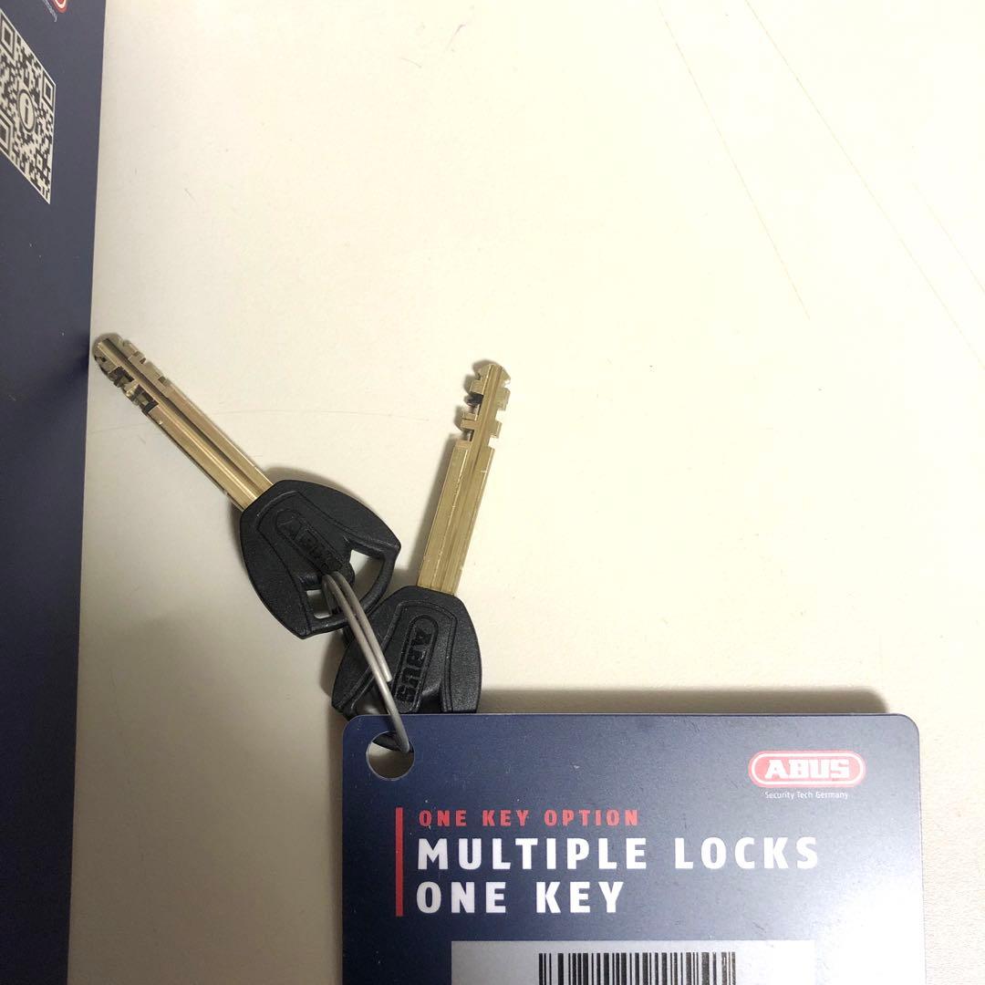 ABUS BORDO 6200K 360度回転　94cm 折り畳み式ロック