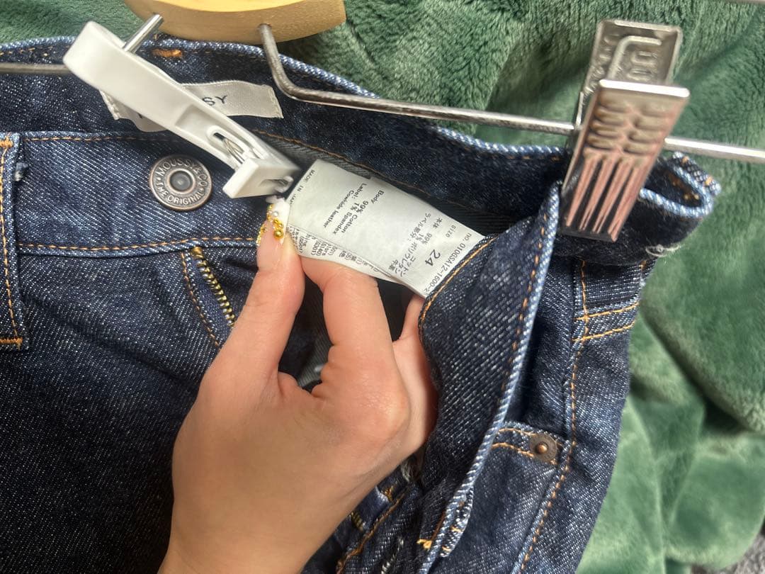 MOUSSY msv フレア 24 one wash 美品