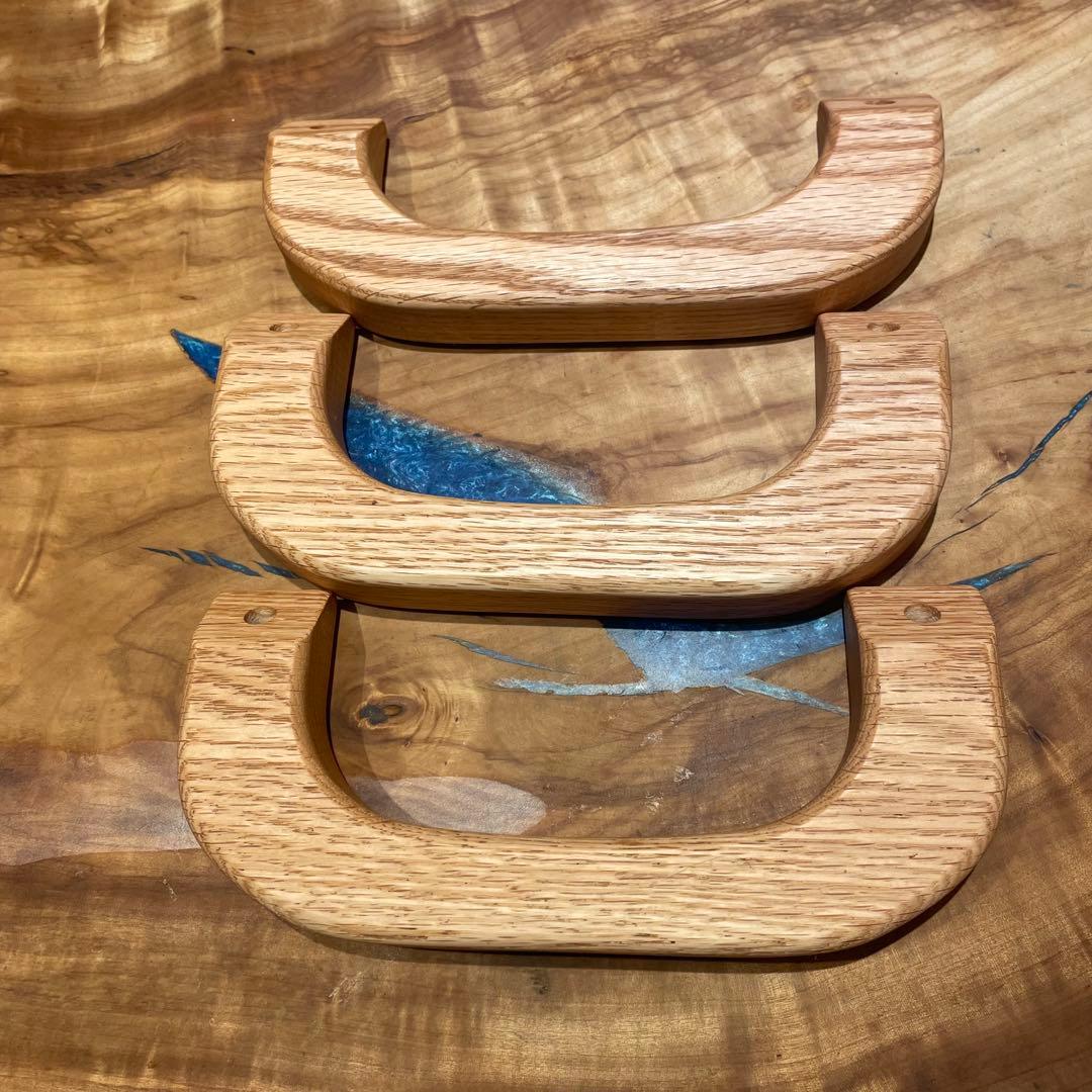 ハイエース用アシストグリップ(ホワイトオーク)5個セット