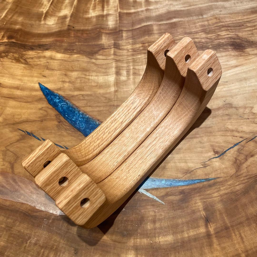 ハイエース用アシストグリップ(ホワイトオーク)5個セット