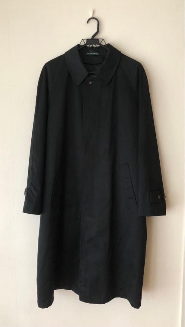 ラルフローレン　ステンカラーコート　ブラック