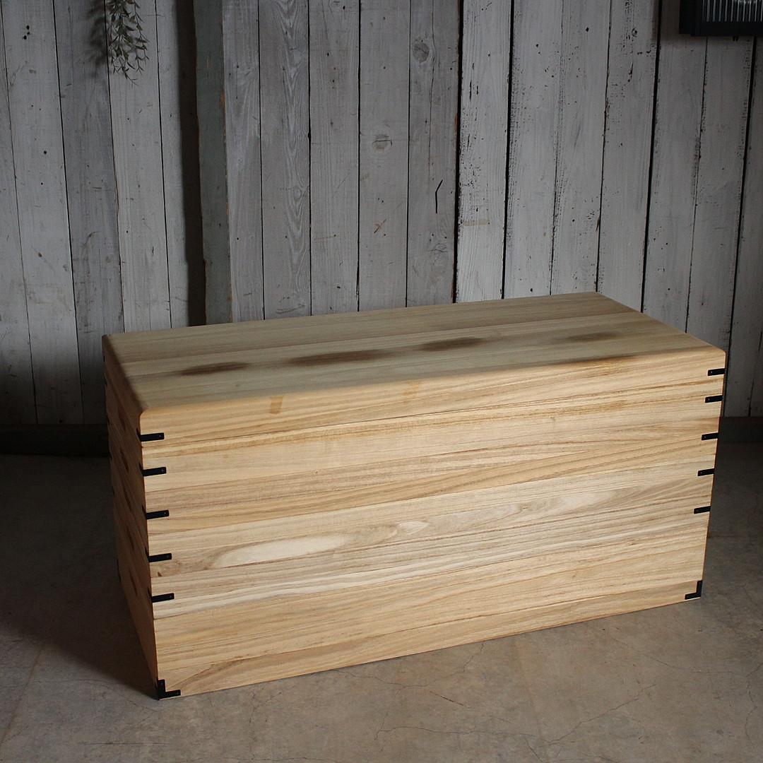 桐の衣装ケース 5段　着物　収納　木箱 タンス　古家具　古民家