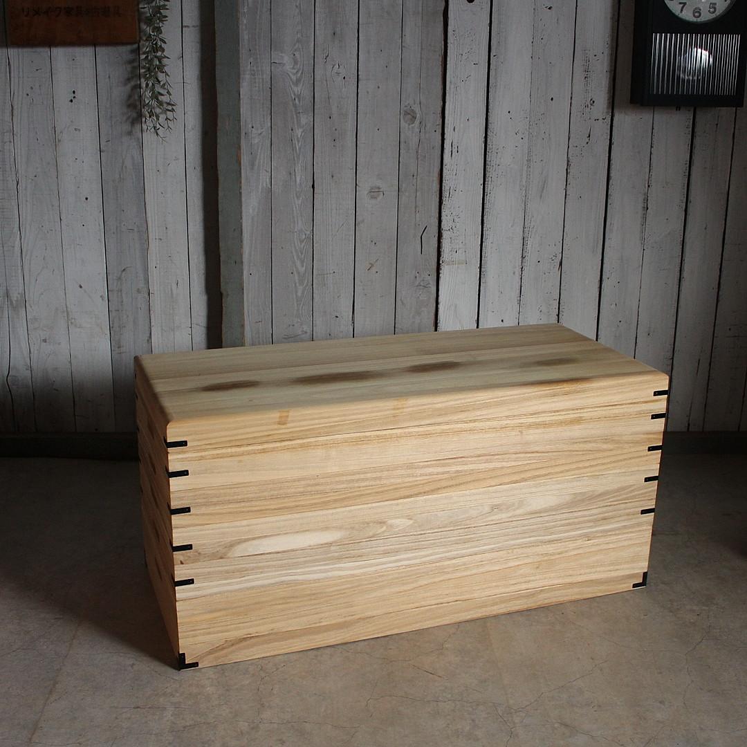 桐の衣装ケース 5段　着物　収納　木箱 タンス　古家具　古民家