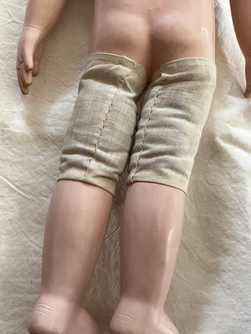 市松人形　鳴き人形　48センチ　アンティークドール