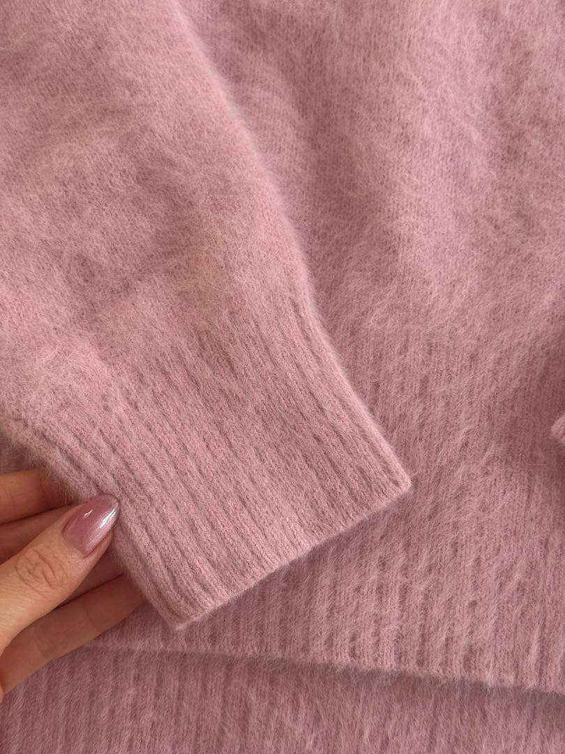 ルージュヴィフ　フォックスカシミヤ　タートルニット