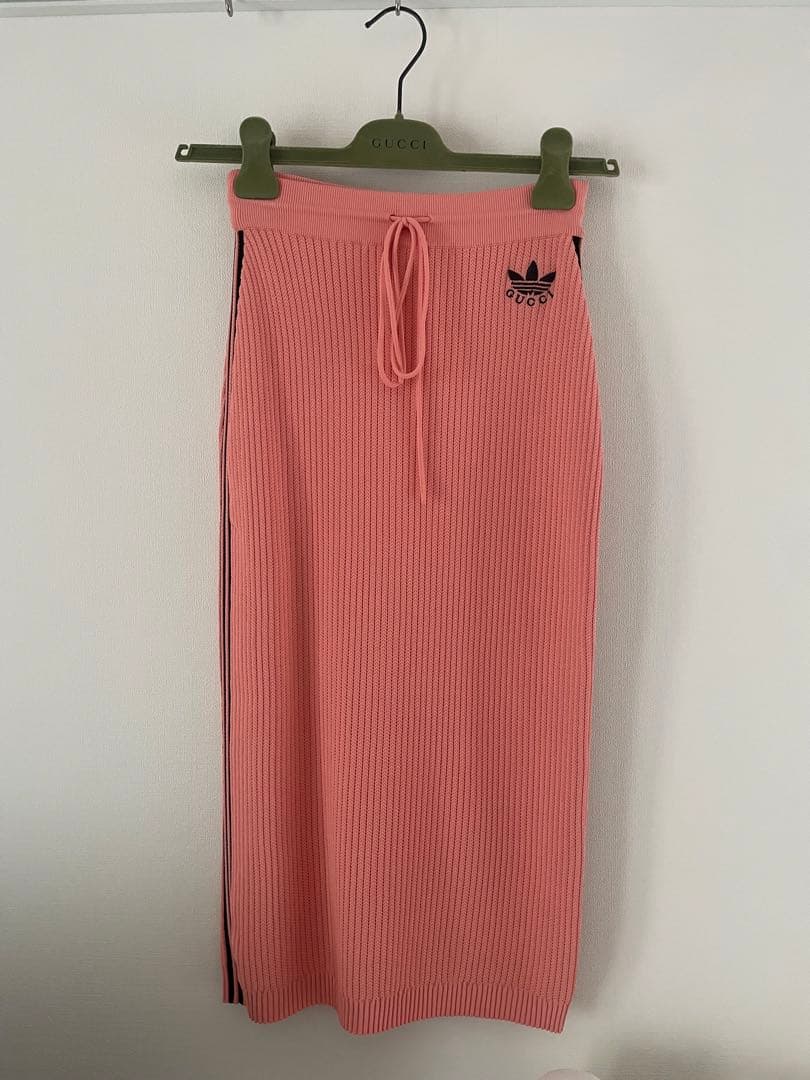 Gucci Adidas スカート　ピンク
