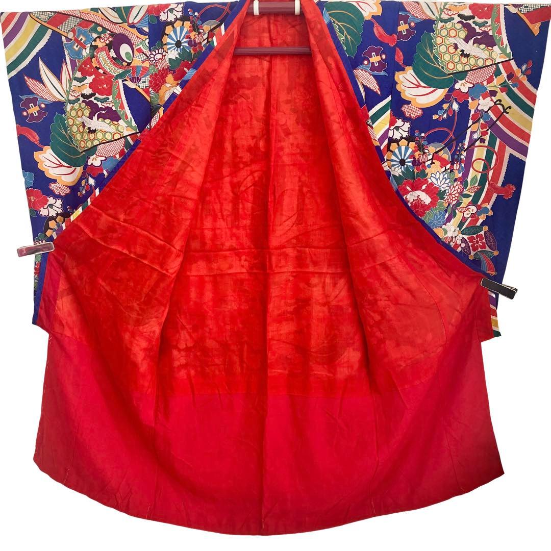 アンティーク　女の子　子供着物　七五三　アンティーク着物　NO24