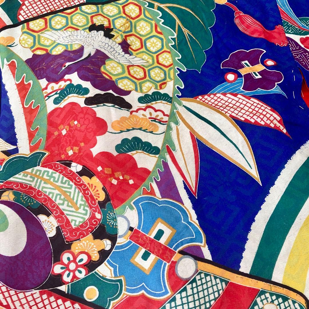 アンティーク　女の子　子供着物　七五三　アンティーク着物　NO24