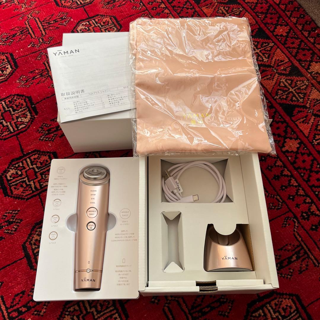 YAMAN 美顔器 フォトプラスシャイニーM18 充電ケーブル付き