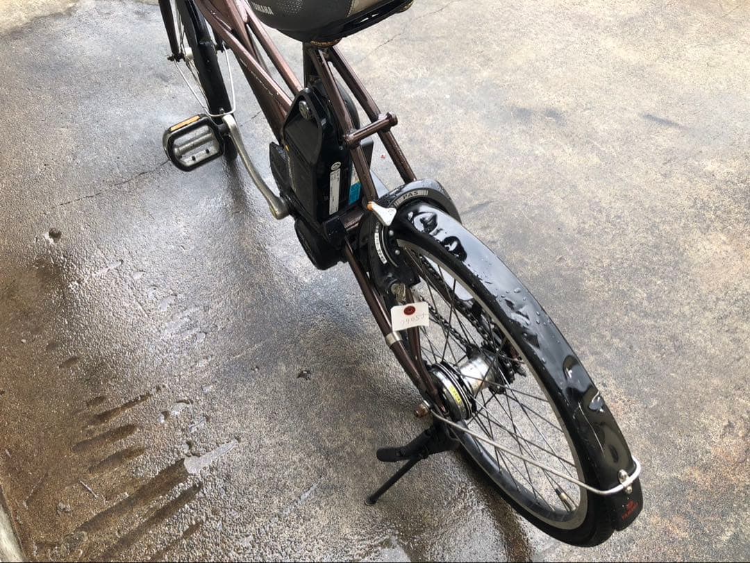ヤマハ電動アシスト自転車pas20インチ　ブラウンアルミボディー