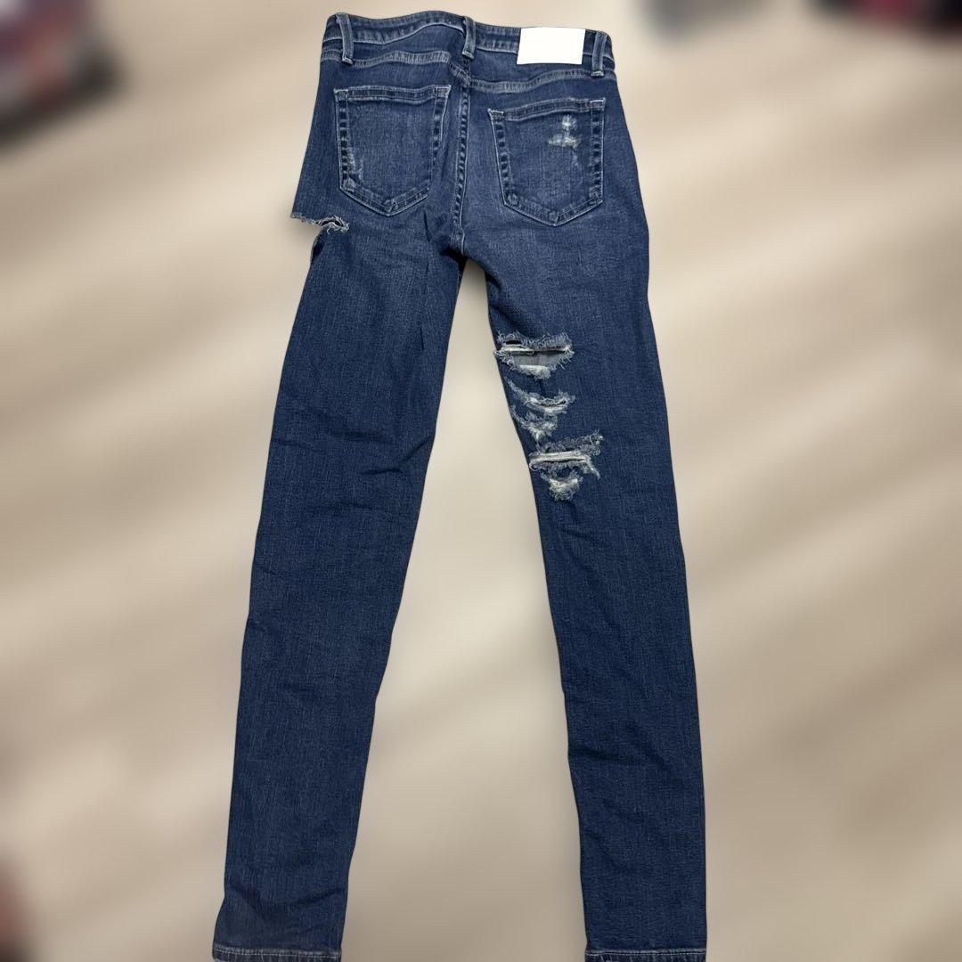 GYDA サイドリッパースキニーデニム M ダークブルー