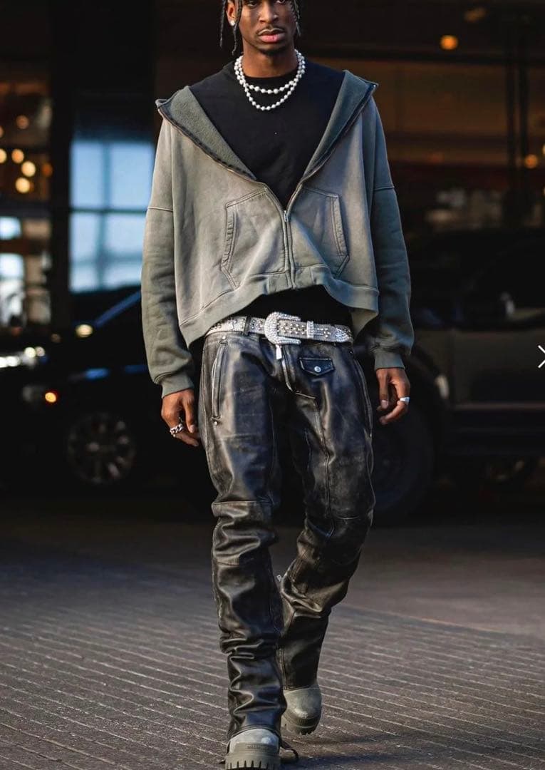 mooji mooji【新品未使用】ヴィンテージスウェットフーディー S