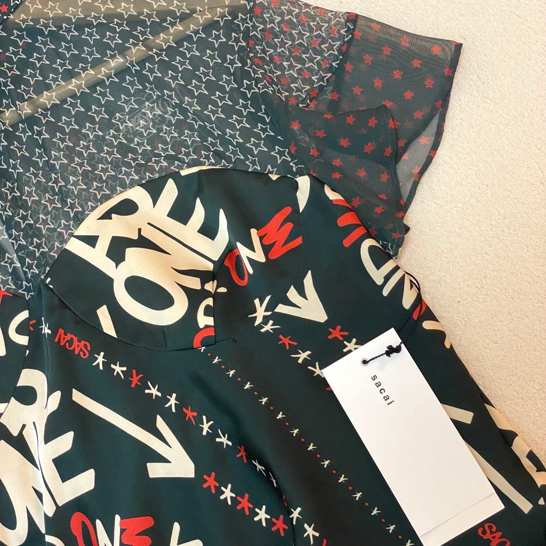 タグ付✨sacai サカイ×Eric Haze エリック・ヘイズ ブラウス